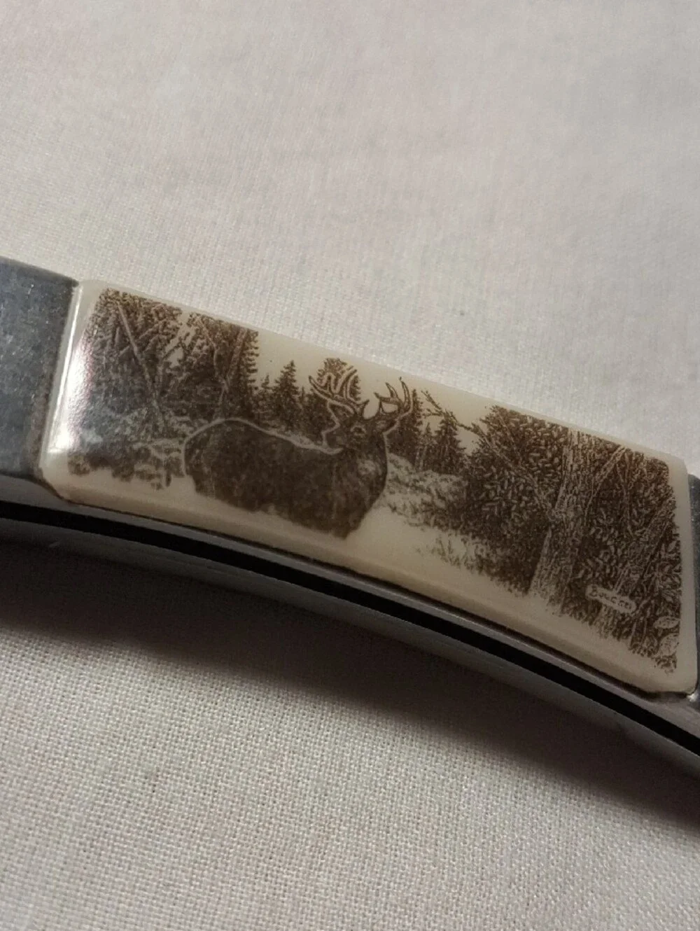 Vintage 2007 Winchester Limited Edition Deer Scene Folding Pocket Collectible